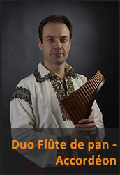 Duo Flгte de pan Accordeon